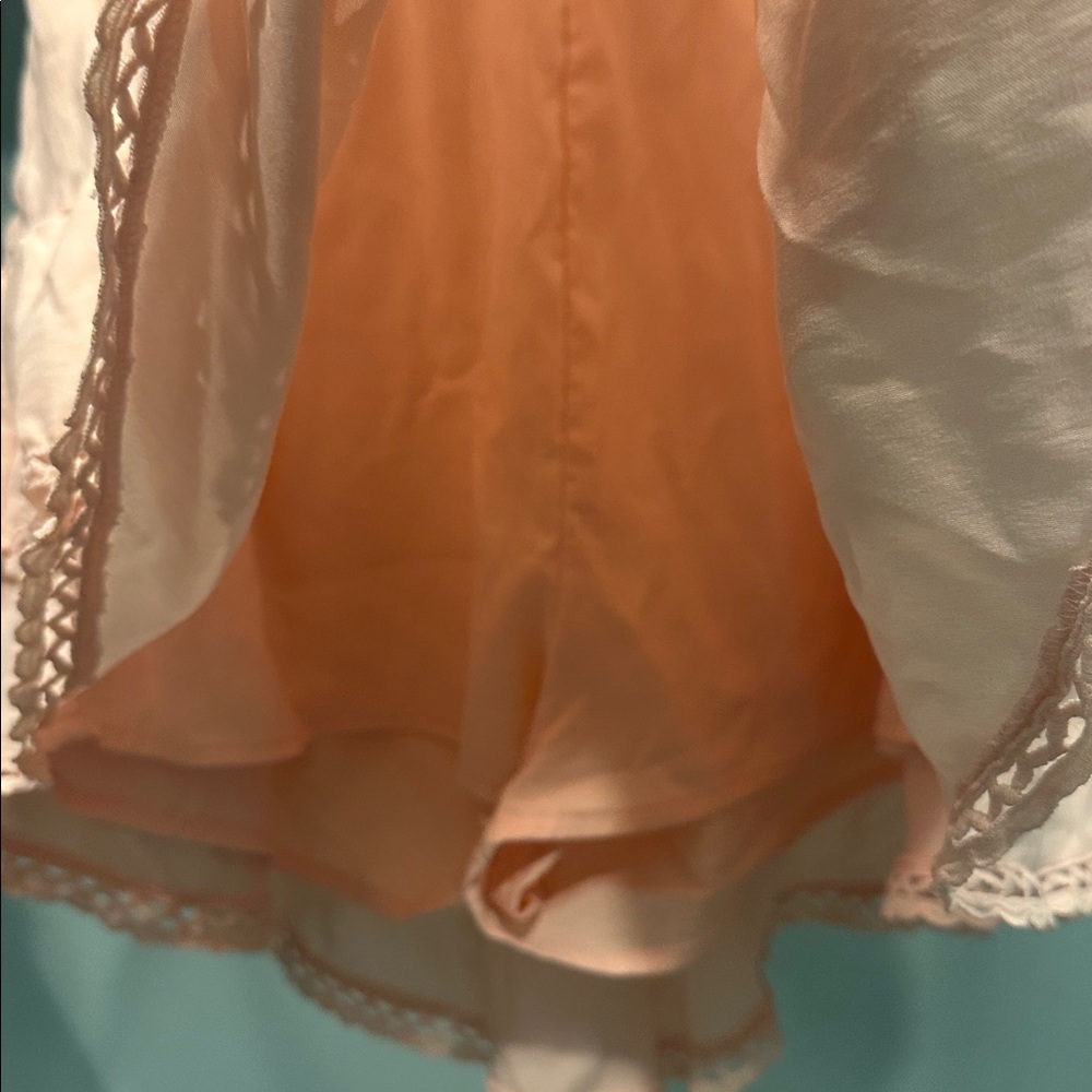 Peach Ruffled Skort - image 3
